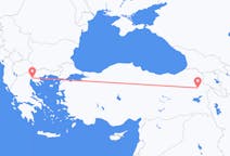 Flyreiser fra Ağrı, Tyrkia til Thessaloniki, Hellas
