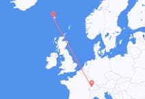 Voos de Berna, Suíça para Sorvágur, Ilhas Faroe