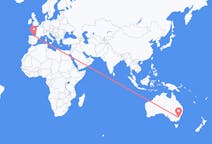 Flyrejser fra Canberra, Australien til Santander, Spanien