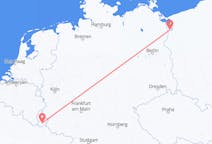 Flyg från Luxemburg stad, Luxemburg till Szczecin, Polen