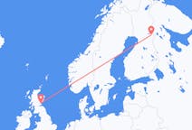 Fly fra Dundee til Kuusamo
