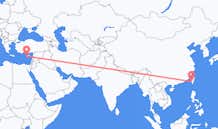 Flyreiser fra Tainan, Taiwan til Páfos, Kypros