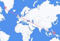เที่ยวบิน จาก โซรอง, อินโดนีเซีย ไปยัง Kangerlussuaq, กรีนแลนด์