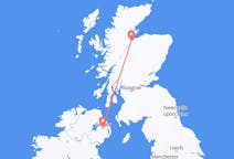 Vols d’Inverness, Écosse pour Belfast, Irlande du Nord