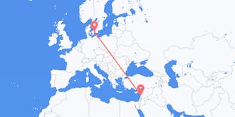 Flights from Lebanon to Denmark