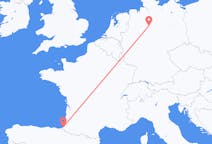 Flyg från Biarritz till Hannover