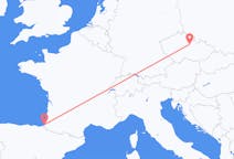 Flights from Biarritz, France to Pardubice, Czechia