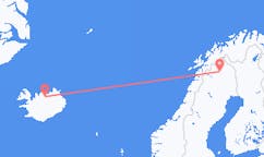 出发地 瑞典基律纳目的地 冰岛阿克雷里的航班