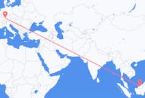 Flyreiser fra Bintulu, Malaysia til Stuttgart, Tyskland