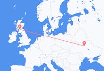 Flyreiser fra Glasgow, Skottland til Kiev, Ukraina
