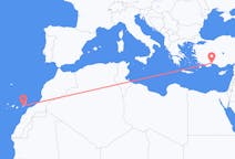 Flyreiser fra Antalya, til Ajuy