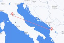 Flyg från Florens, Italien till Tirana, Albanien