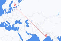 Flights from Bhubaneswar, India to Lappeenranta, Finland