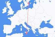出发地 瑞典出发地 卡尔马目的地 马耳他瓦莱塔的航班