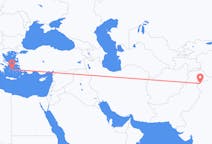 Flyrejser fra Srinagar, Indien til Paros, Grækenland
