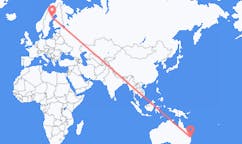 Flyrejser fra Gold Coast, Australien til Skelleftea, Sverige