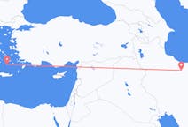 Flights from Tehran, Iran to Santorini, Greece