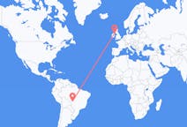 Flyrejser fra Cuiabá, Brasilien til Belfast, Nordirland