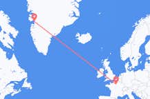 Flights from Ilulissat to Paris
