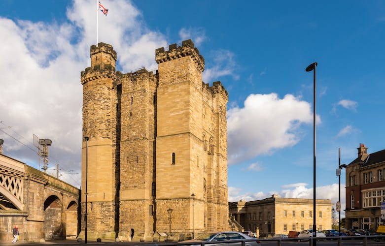 Photo of  Newcastle's Castle Keep and Black Gate in the city centre.