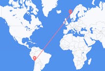 Flyreiser fra Arica, Chile til Ålesund, Norge