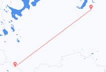 ตั๋วเครื่องบินจากเมืองเบลโกรอดไปยังเมืองโนวี อูเรนกอย