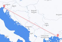 Flyg från Alexandroupolis till Trieste