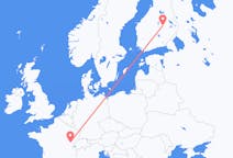 Vluchten van Dole, Frankrijk naar Kuopio, Finland