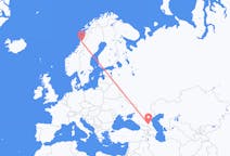 Fly fra Groznyj til Mosjøen