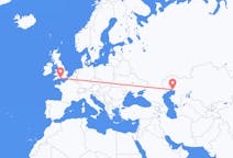 Flyreiser fra Atyrau, Kasakhstan til Bournemouth, England