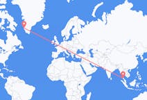Flights from Krabi, Thailand to Nuuk, Greenland