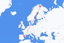 Flights from Ivalo, Finland to Valencia, Spain