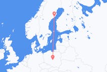 Flyg från Umeå till Łódź