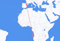 Flights from Namibe, Angola to Valencia, Spain