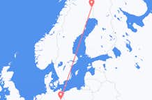 Flyrejser fra Pajala, Sverige til Berlin, Tyskland