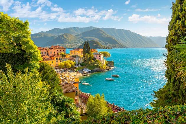 Von Mailand: Private Bootsfahrt zum Comer See, Lugano und Bellagio