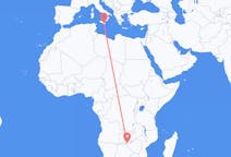 Flyg från Livingstone, Zambia, Zambia till Comiso, Italien