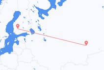 Flyrejser fra Jekaterinburg, Rusland til Tampere, Finland