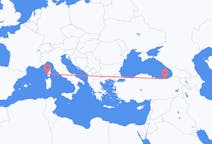 Loty z Trabzon, Turcja z Ajaccio, Francja