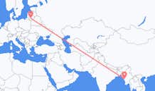 Flyg från Ann (Burma), Myanmar (Burma) till Kaunas, Litauen
