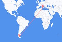 Flights from Punta Arenas, Chile to Palermo, Italy