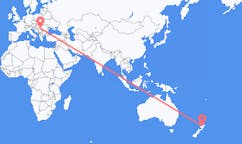 Flyg från Taupo, Nya Zeeland till Timișoara, Rumänien