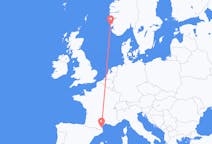 Flights from Perpignan, France to Haugesund, Norway