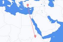 Flyreiser fra Bahir Dar, til Antalya