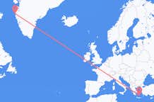 Flights from Sisimiut to Santorini