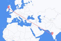 Flights from Kolhapur, India to Belfast, Northern Ireland