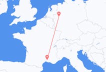 Flyrejser fra Nîmes, Frankrig til Dortmund, Tyskland