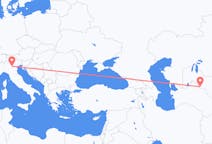 Flyg från Urgentj, Uzbekistan till Verona, Italien