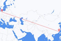 Flyrejser fra Fuzhou, Kina til Stettin, Polen