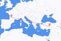 出发地 土耳其開塞利目的地 法国贝尔热拉克的航班